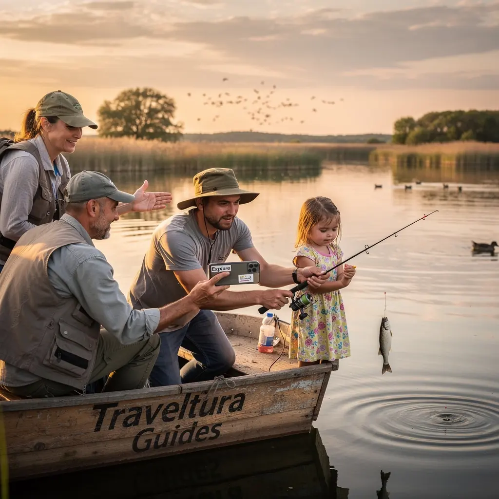 Cascadă impresionantă în mijlocul naturii, însoțită de sunetul apei curgătoare.